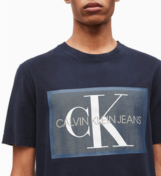 Calvin Klein pánské tmavě modré tričko Icon - L (402)
