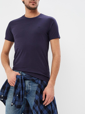 Calvin Klein pánské tmavě modré tričko Embro - XL (402)