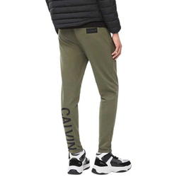 Calvin Klein pánské zelené teplákové kalhoty - L (LFH)