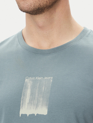Calvin Klein pánské zelené tričko - S (CKM)