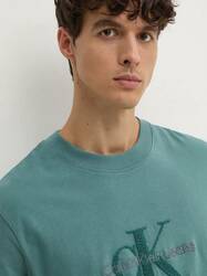Calvin Klein pánské zelené tričko - L (CH2)