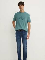 Calvin Klein pánské zelené tričko - L (CH2)