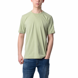Calvin Klein pánské zelené tričko Badge - M (L9A)