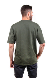 Calvin Klein pánské zelené tričko Logo - M (FDX)