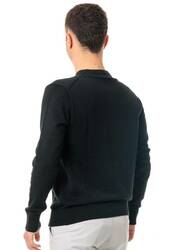Calvin Klein pánský černý svetr - M (UB1)