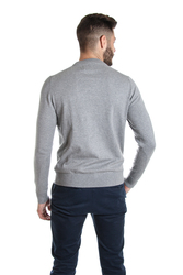 Calvin Klein pánský šedý svetr - S (039)