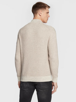 Calvin Klein pánský béžový svetr - XL (ACF)