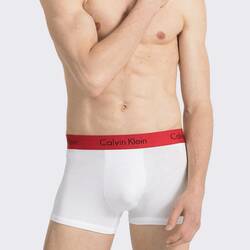 Calvin Klein sada pánských bílých boxerek - S (RGQ)