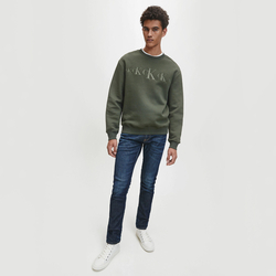 Calvin Klein pánská zelená mikina - S (LDD)