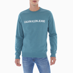 Calvin Klein pánská zelenomodrá mikina - XL (L8R)