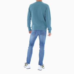Calvin Klein pánská zelenomodrá mikina - XL (L8R)