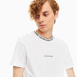 Calvin Klein pánské bílé triko - M (YAF)