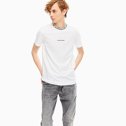 Calvin Klein pánské bílé triko - M (YAF)