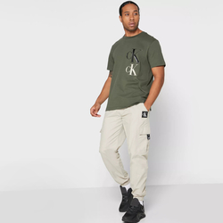 Calvin Klein pánské zelené triko - S (LDD)