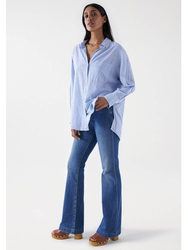 Salsa Jeans dámká pruhovaná košile - L (001)