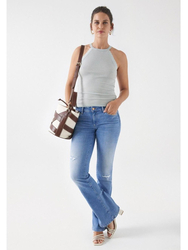 Salsa Jeans dámské zelené tílko - L (510)