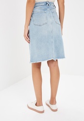 Pepe Jeans dámská světle modrá sukně Penny - M (0)