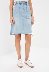 Pepe Jeans dámská světle modrá sukně Penny - M (0)