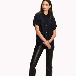 Tommy Hilfiger dámská tmavě modrá halenka Kandice