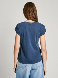 Pepe Jeans dámské modré tričko - XS (576)