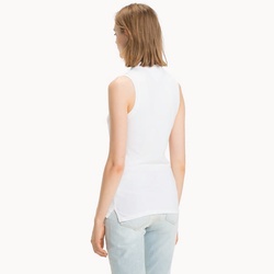 Tommy Hilfiger dámské bílé polo New Chiara - XS (100)