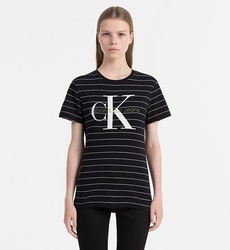 Calvin Klein dámské pruhované tričko - L (099)