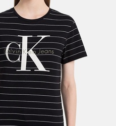 Calvin Klein dámské pruhované tričko - L (099)