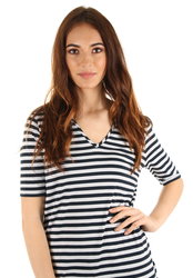 Tommy Hilfiger dámské pruhované tričko Jada - XS (910)
