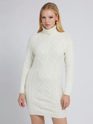 Guess dámské bílé šaty - S (G012)