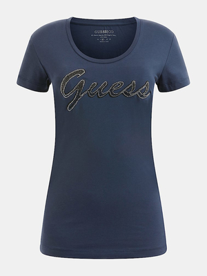 Guess dámské modré tričko - S (G7P1)