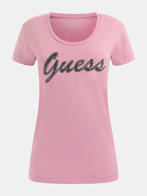 Guess dámské růžové tričko - XS (G67G)