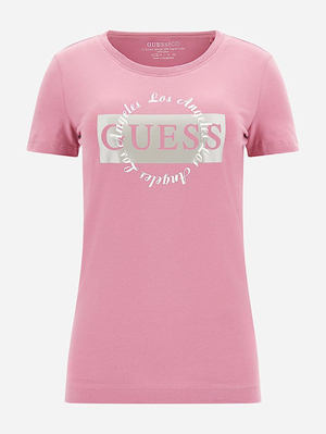 Guess dámské růžové tričko - XS (G67G)