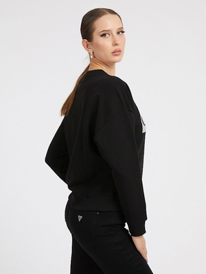 Guess dámská černá mikina - XS (JBLK)