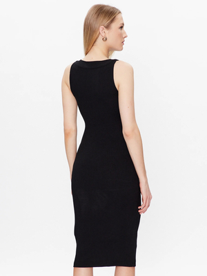 Guess dámské černé šaty - L (JBLK)