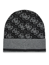 Guess dámská černo šedá čepice - L (COA)