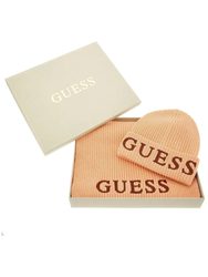 Guess dámská oranžová čepice a šála - T/U (PCH)