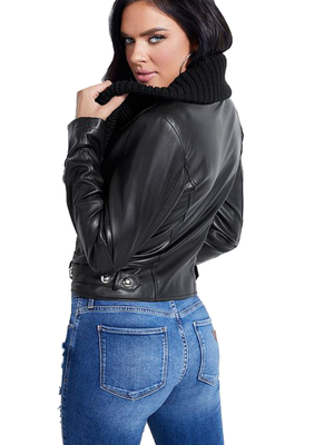 Guess dámská černá bunda - L (JBLK)