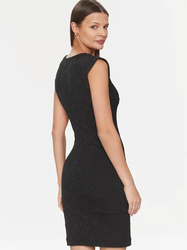 Guess dámské černé šaty - XS (JBLK)