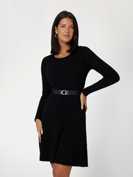 Guess dámské černé šaty - S (JBLK)