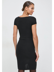 Guess dámské černé šaty - XS (JBLK)