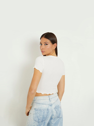 Guess dámský bílý top - S (G012)