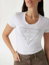 Guess dámské bílé tričko - L (G011)