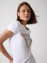 Guess dámské bílé tričko - XS (G011)