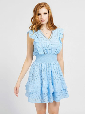 Guess dámské modré šaty - XS (B694)