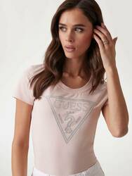 Guess dámské růžové tričko - XS (A61L)