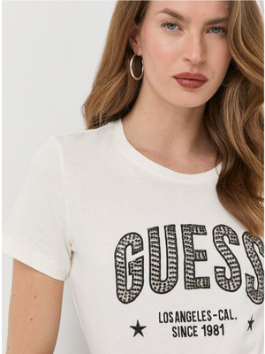 Guess dámské bílé tričko - M (G012)