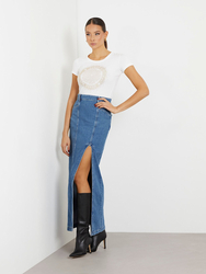 Guess dámské bílé tričko - XL (G011)