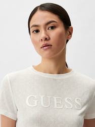 Guess dámské krémové tričko - L (P0GF)