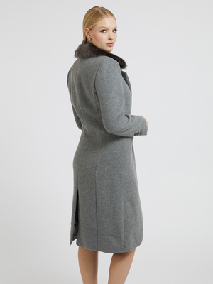 Guess dámský šedý kabát - XS (MCH)