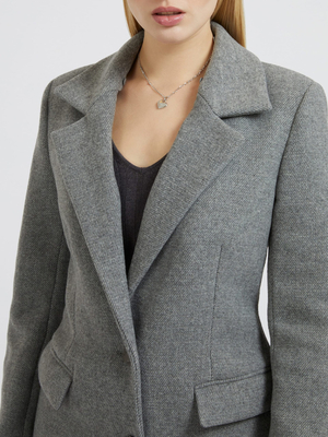 Guess dámský šedý kabát - XS (MCH)